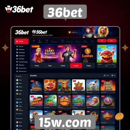 Interface do usuário do 36bet é intuitiva e acessível